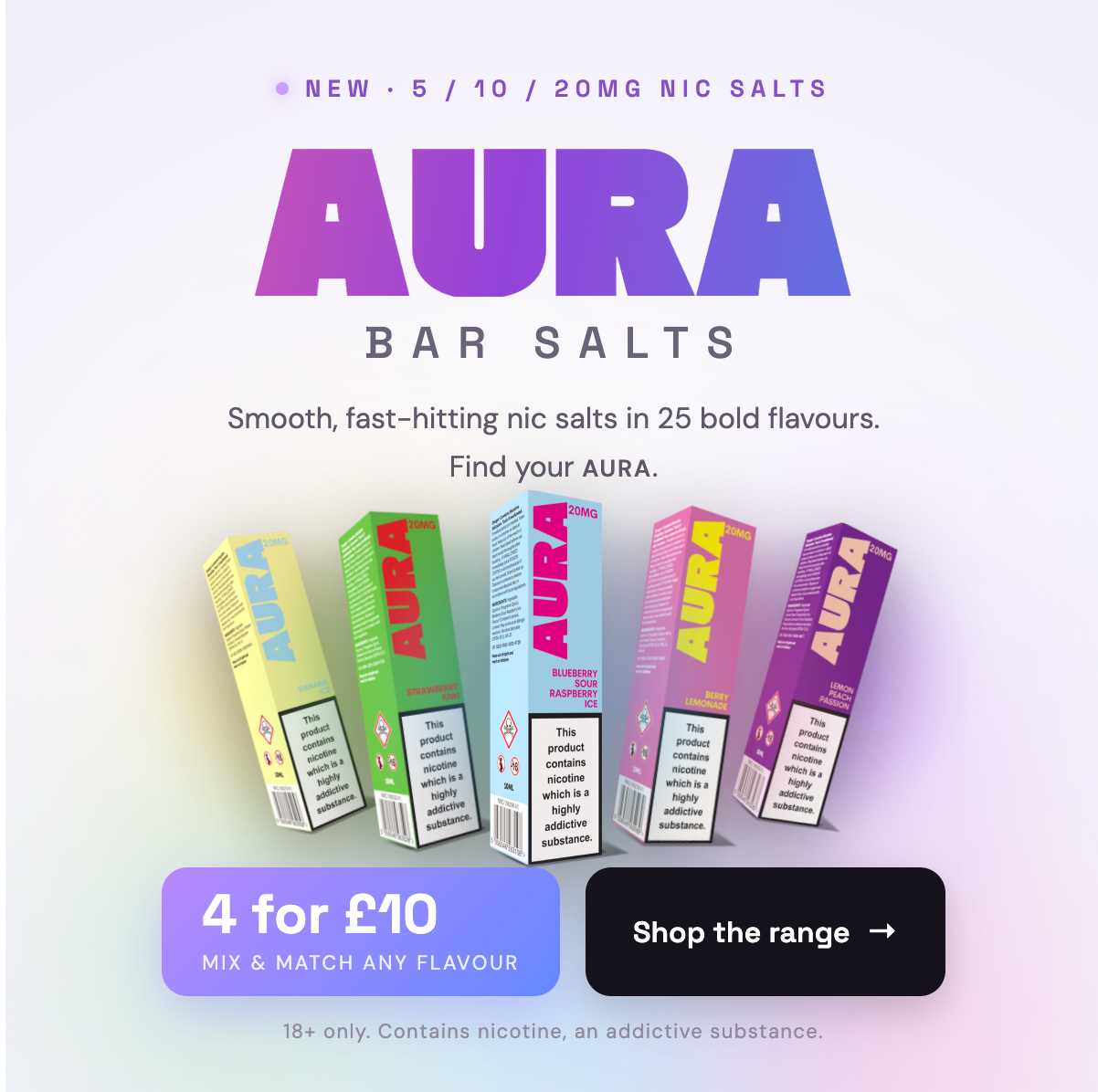 Aura Bar Salts Review: Big Disposable-Style Flavour for Refillable Pod Kits