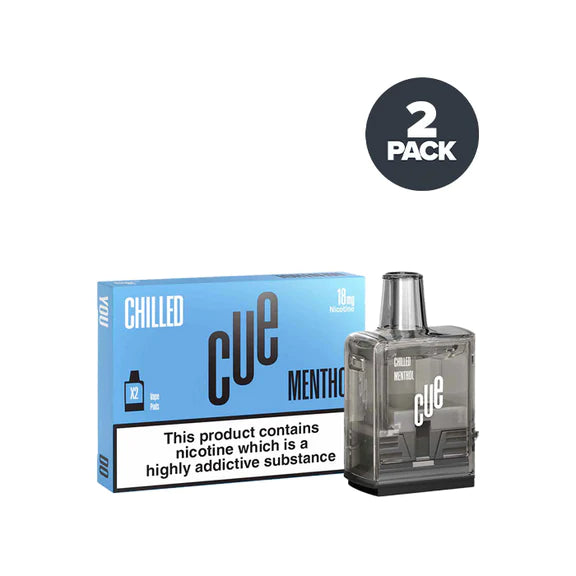 Chilled Menthol Cue Vapor Pre Filled Pods