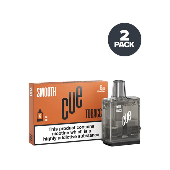 Smooth Tobacco Cue Vapor Pre Filled Pods | Time2Vape Smooth Tobacco Cue Vapor Pre Filled Pods | Time2Vape