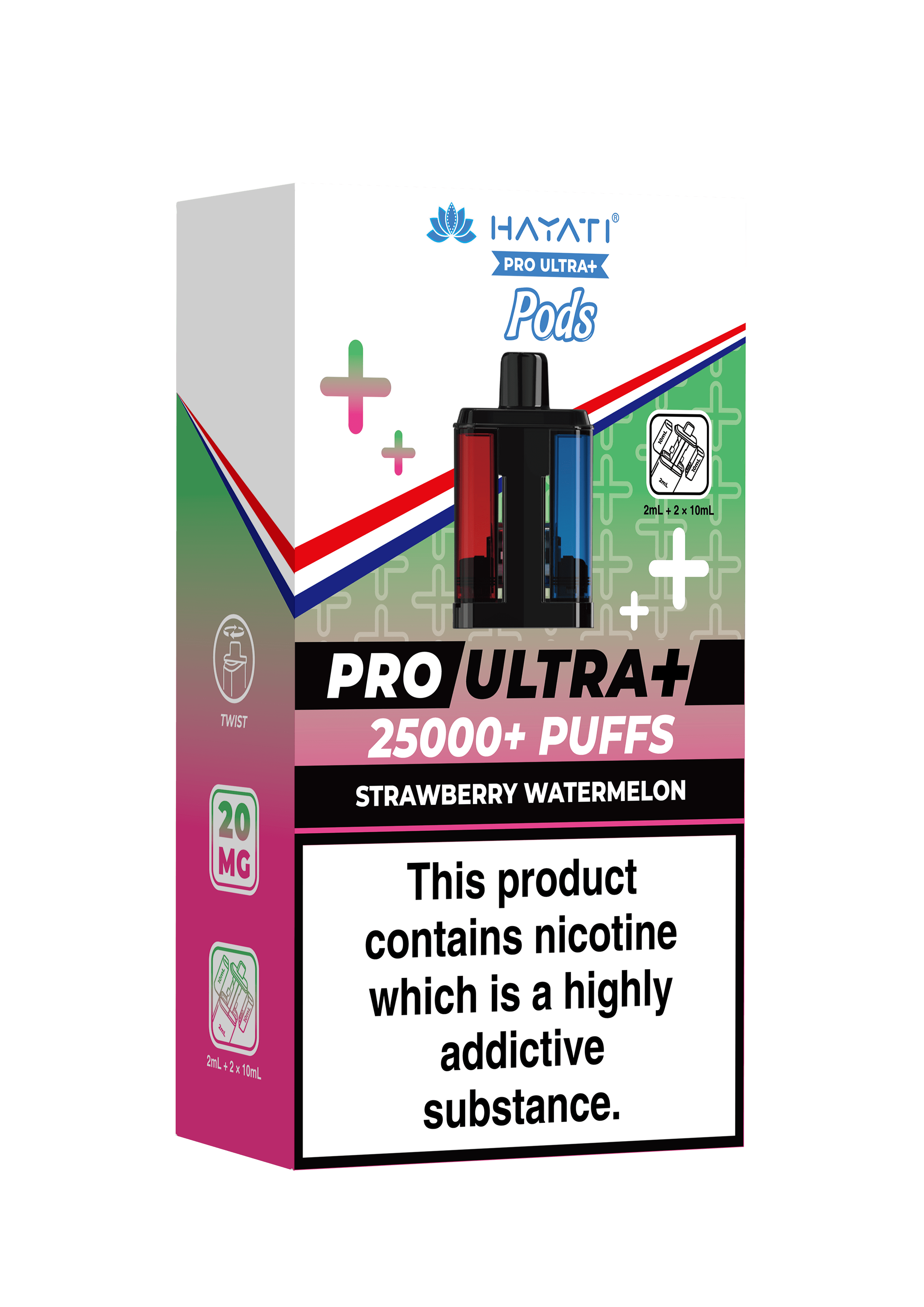 Strawberry Watermelon Ice - Hayati Pro Ultra Plus Pods